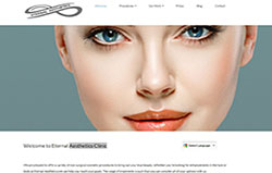 External Aesthetics Clinic Website